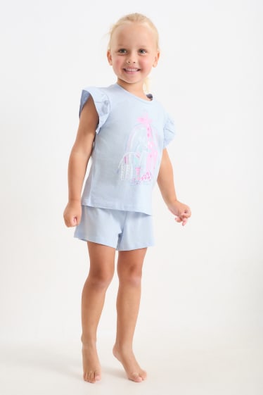 Children - Multipack of 2 - short pyjamas - 4 piece - white / blue