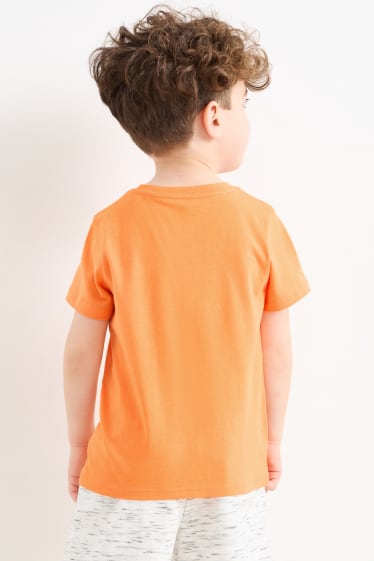 Dzieci - Pokemony - koszulka z krótkim rękawem - pomarańczowy