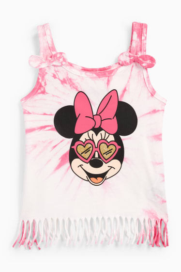 Kinderen - Minnie Mouse - top - crème wit