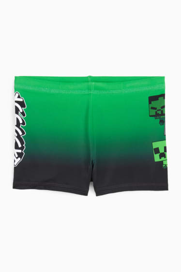 Children - Minecraft - swim shorts - LYCRA® XTRA LIFE™ - green