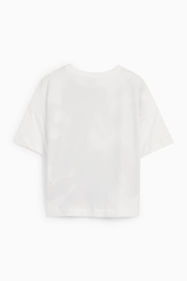 Damen - T-Shirt - schwarz / weiß