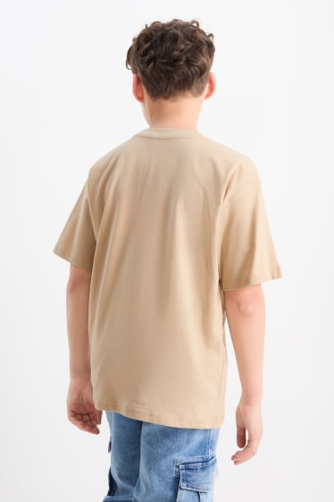 Kinderen - BMX - T-shirt - beige