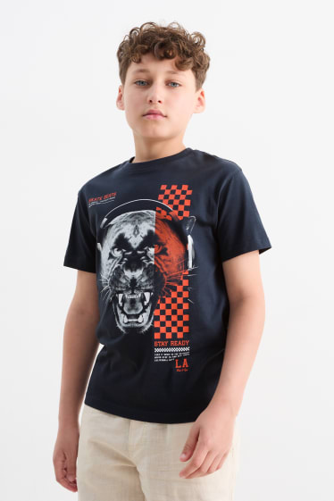 Enfants - Puma - T-shirt - noir
