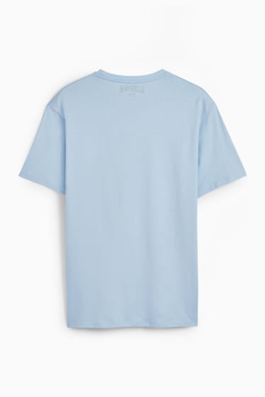 Hommes - T-shirt - Tupac - bleu clair