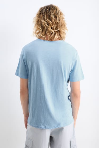 Uomo - T-shirt - azzurro