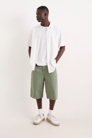 Hommes - Bermudas - vert