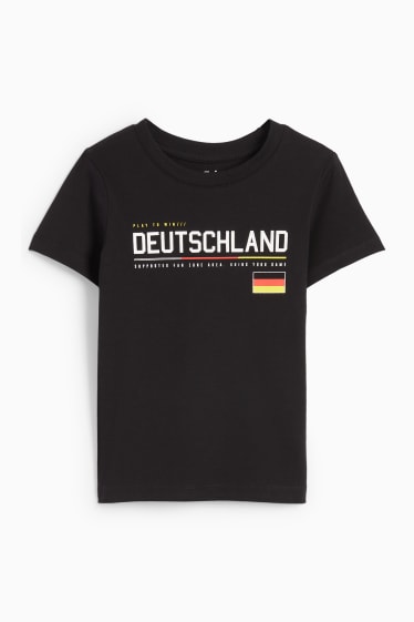 Kinder - Deutschland - Kurzarmshirt - schwarz