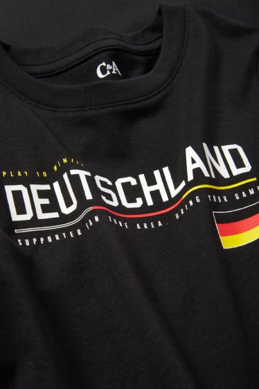Kinder - Deutschland - Kurzarmshirt - schwarz
