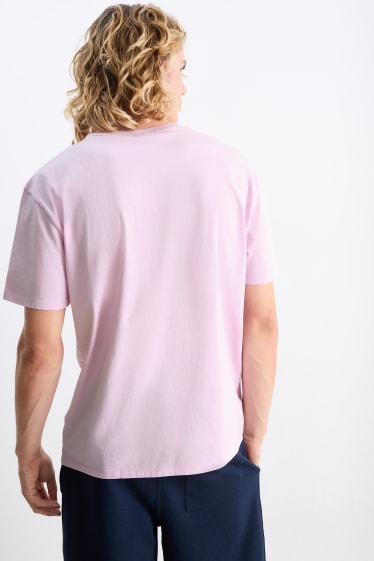 Heren - T-shirt - roze