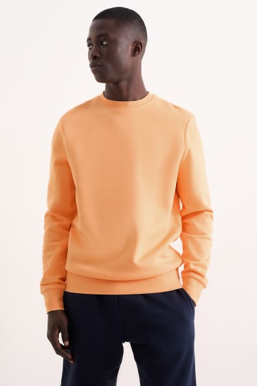 Mężczyźni - Bluza dresowa - pomarańczowy