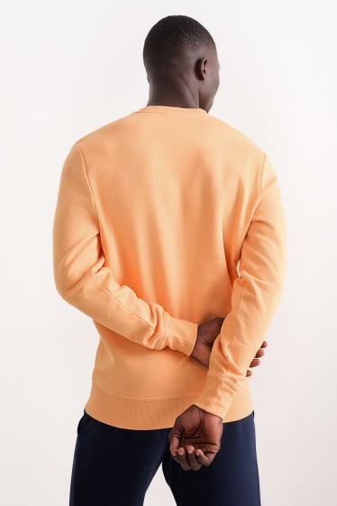 Mężczyźni - Bluza dresowa - pomarańczowy