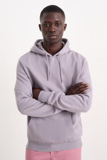 Men - Hoodie - light violet