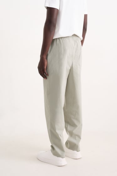 Hommes - Chino - tapered fit - gris