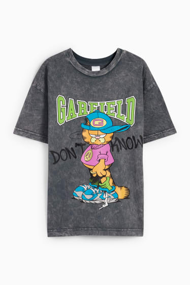Copii - Garfield - tricou cu mânecă scurtă - gri