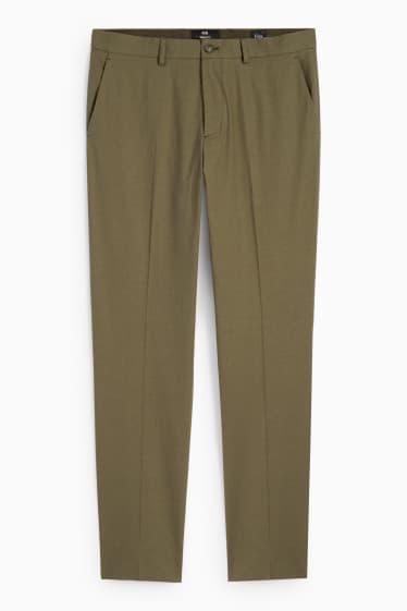 Uomo - Pantaloni coordinabili - regular fit - Flex - LYCRA® - verde