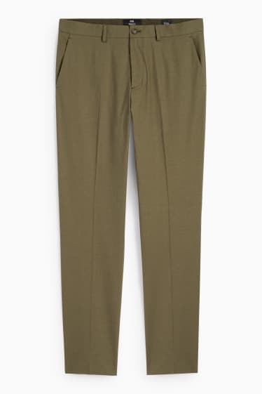 Men - Mix-and-match trousers - regular fit - Flex - LYCRA® - green