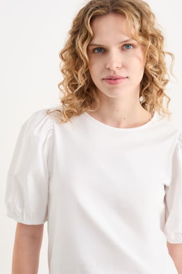 Femmes - T-shirt - blanc