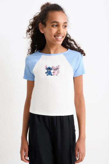 Enfants - Lilo & Stitch - T-shirt - blanc