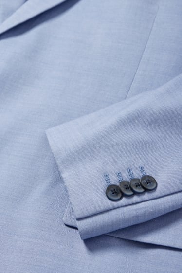 Men - Mix-and-match tailored jacket - regular fit - Flex - light blue