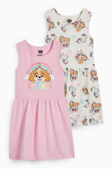 Niños - Pack de 2 - La Patrulla Canina - vestidos - rosa