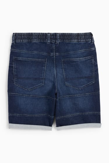 Hommes - Bermudas en jean - Flex jog denim - LYCRA® - jean bleu foncé
