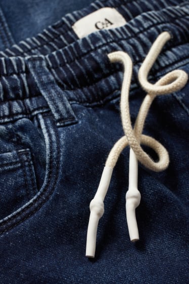Hommes - Bermudas en jean - Flex jog denim - LYCRA® - jean bleu foncé