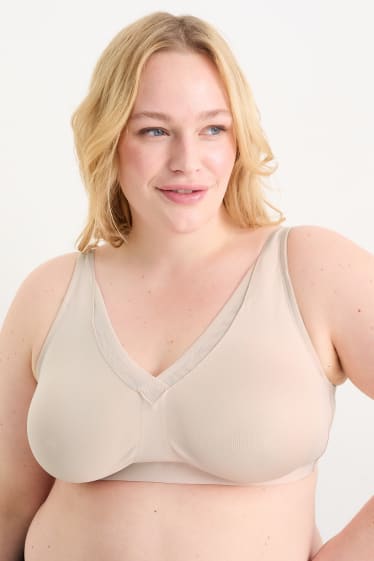 Donna - Reggiseno minimizer - beige chiaro