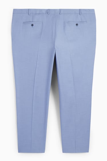 Men - Mix-and-match suit trousers - regular fit - Flex - blue