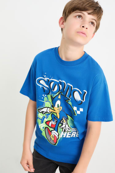 Children - Multipack of 2 - Sonic - short sleeve T-shirt - blue