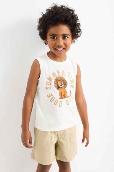Children - Lion - top - cremewhite