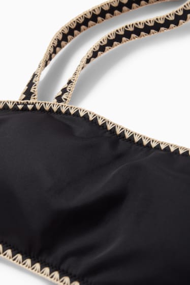 Dames - Bikinitop - bandeau - voorgevormd - LYCRA® XTRA LIFE™ - zwart
