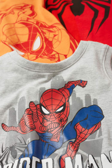 Niños - Pack de 3 - Spider-Man - camisetas sin mangas - rojo