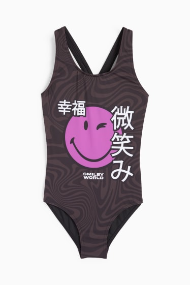 Children Girls - SmileyWorld® - swimsuit - LYCRA® XTRA LIFE™ - black