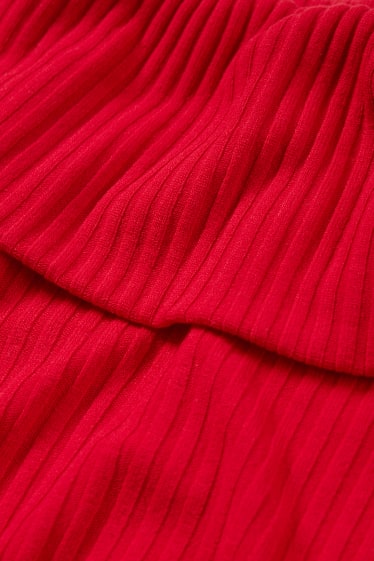 Dámské - Tričko - tmavočervená