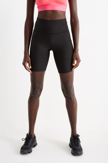 Mujer - Shorts funcionales de ciclismo - 4 Way Stretch - negro
