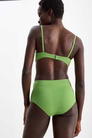 Donna - Slip bikini - vita alta - LYCRA® XTRA LIFE™ - verde chiaro