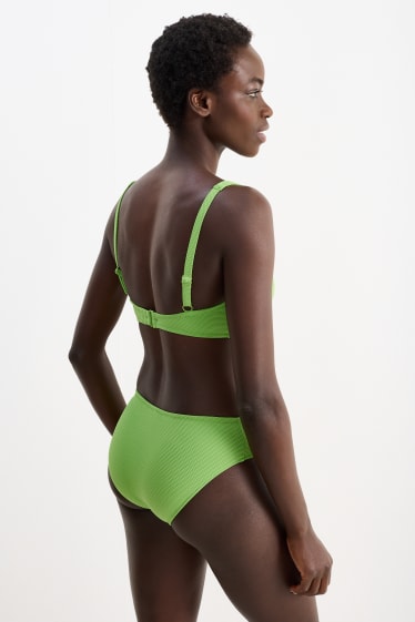 Donna - Reggiseno bikini con nodo - imbottito - LYCRA® XTRA LIFE™ - verde chiaro