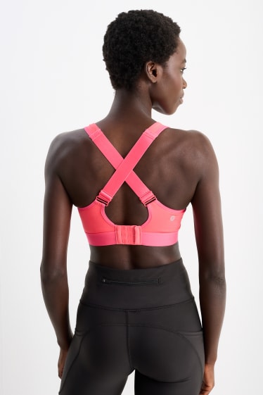 Women - Sports bra - padded - 4 Way Stretch - pink