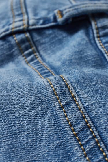 Femmes - Jean de coupe évasée - high waist - jean bleu