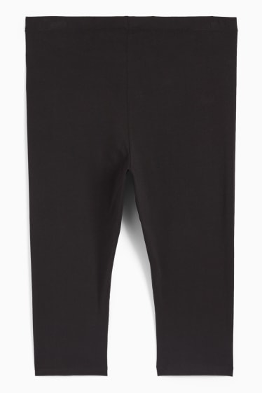 Women - Capri leggings - black