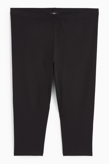 Women - Capri leggings - black