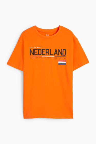 Kinder - Niederlande - Kurzarmshirt - orange