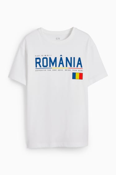 Enfants - Roumanie - T-shirt - blanc crème