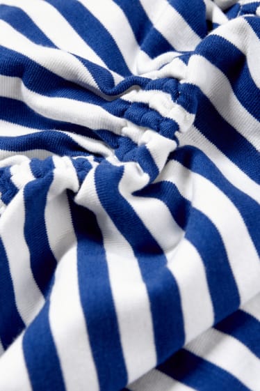 Women - Top - striped - blue / creme