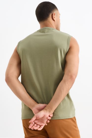 Heren - Tanktop - groen