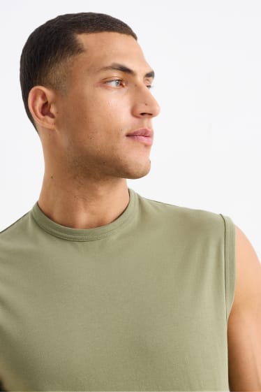 Heren - Tanktop - groen