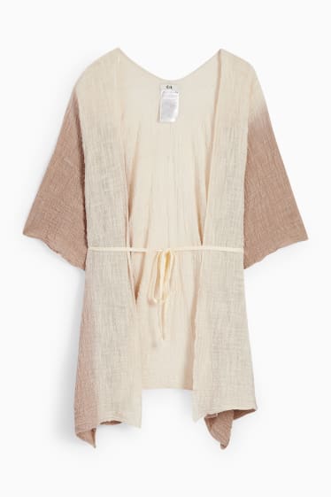 Femmes - Kimono - beige clair