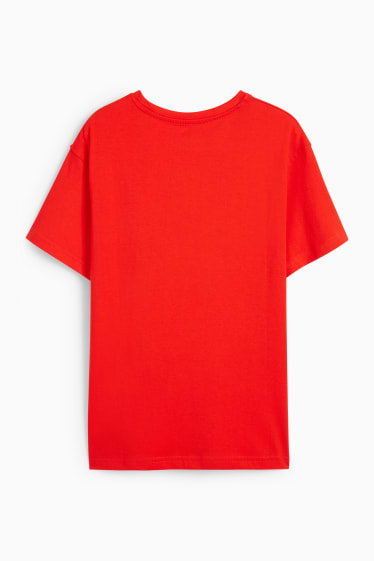 Kinderen - Voetbalschoenen - T-shirt - rood