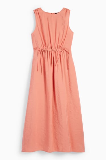 Femmes - Robe évasée - rouge clair