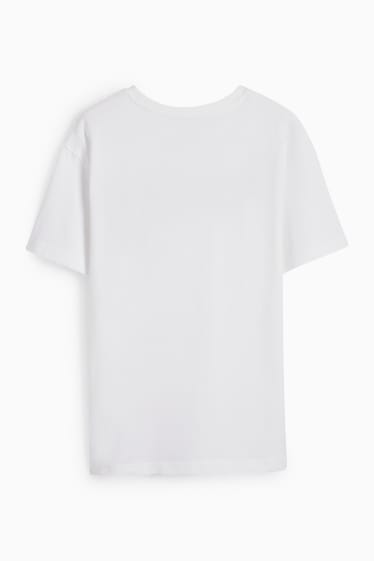 Copii - Încălțăminte fotbal - tricou cu mânecă scurtă - alb-crem